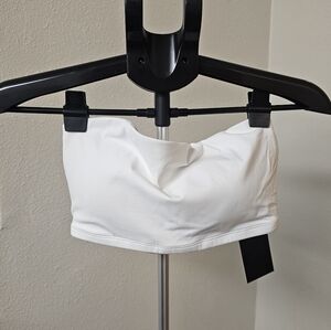 NWT Size L White Strapless Bandeau Top-Violate The Dress Code